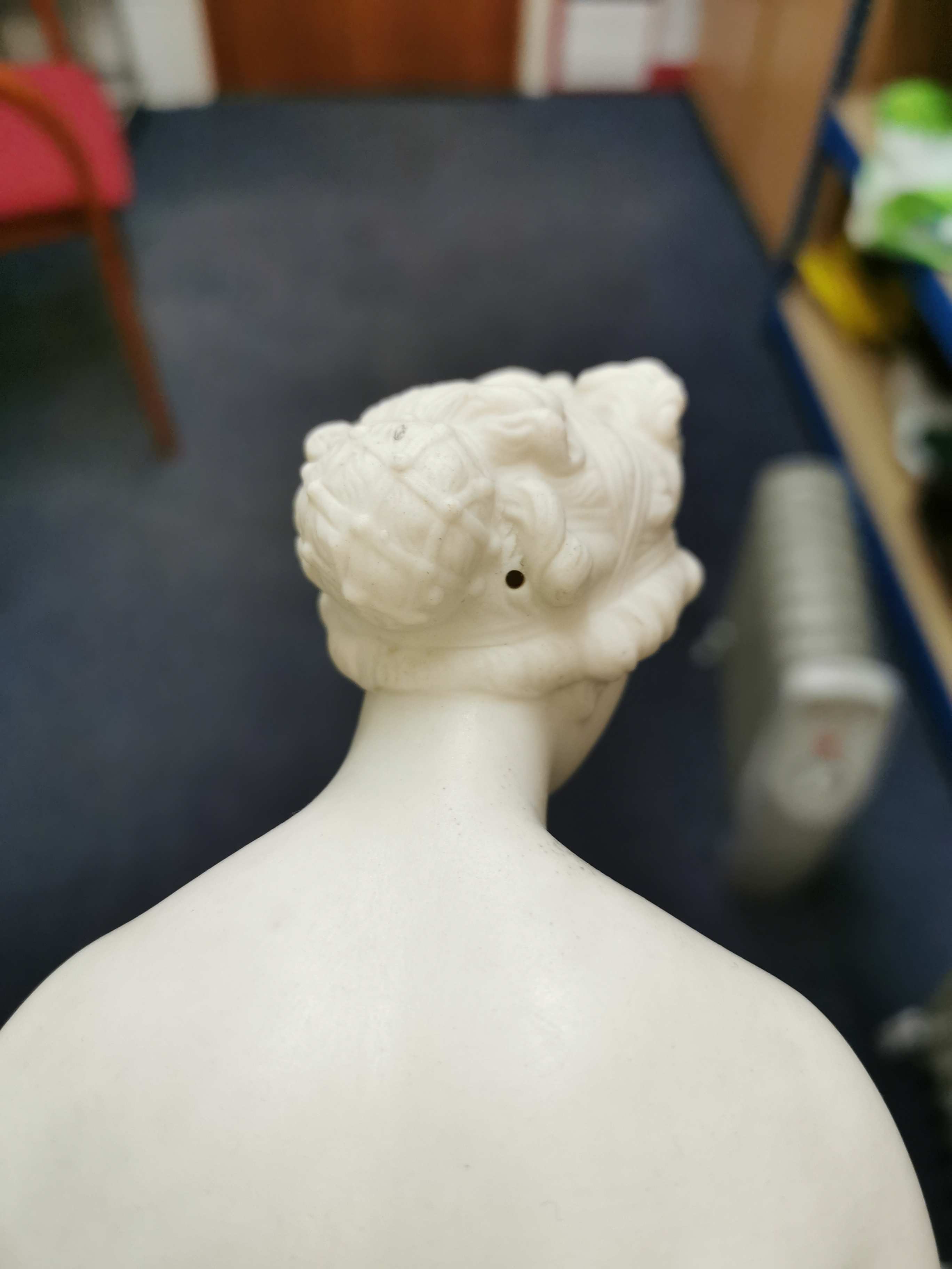 A Copeland parian ware allegorical figure 'Art Union of Great Britain', the circular stepped base - Image 7 of 11