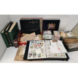 A large collection of British and International stamps, to include some first day cover albums, a