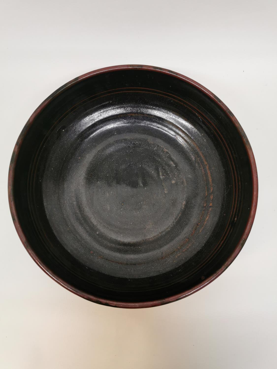 Joanna Constantinidis (1927-2000) British a large circular stoneware bowl, designed with a - Image 3 of 6