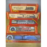 Five boxed OO Gauge Hornby locomotives to include a R.372 Seagull, R.055 2-6-4 Tank, R.150 Class B12