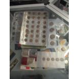 A selection of British copper and silver coinage, mainly Victorian to include an 1888 crown, 1898