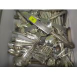 Silver plated flatware, mainly Elkington