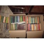 A collection of hardback books, mainly published by Readers Union, in two boxes Location: G