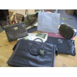 Modern leather and suede handbags to include Radley, Ted Baker, Moda in Pelle, Aleda and a large