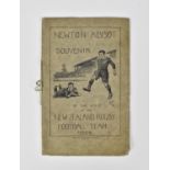 Newton Abbot 1935-6 Souvenir of the visit of the New Zealand Rugby Football Team booklet with 28