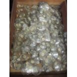 A large quantity of watch glass of various sizes Location: G