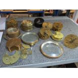 A quantity of clock parts mainly movements Location: G