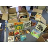 Three boxes of vinyl records to include Ska, Pop, Classical, Jazz, Rock and Roll and Easy