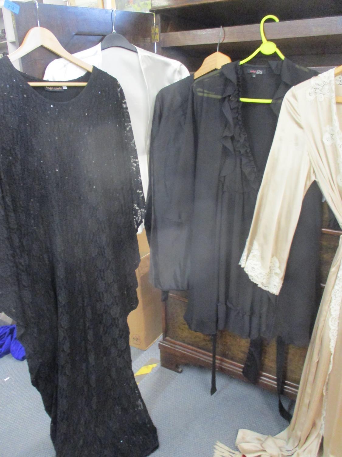 Ladies 20th century evening nightgowns and negligees together with beach over garments and silk - Bild 2 aus 7