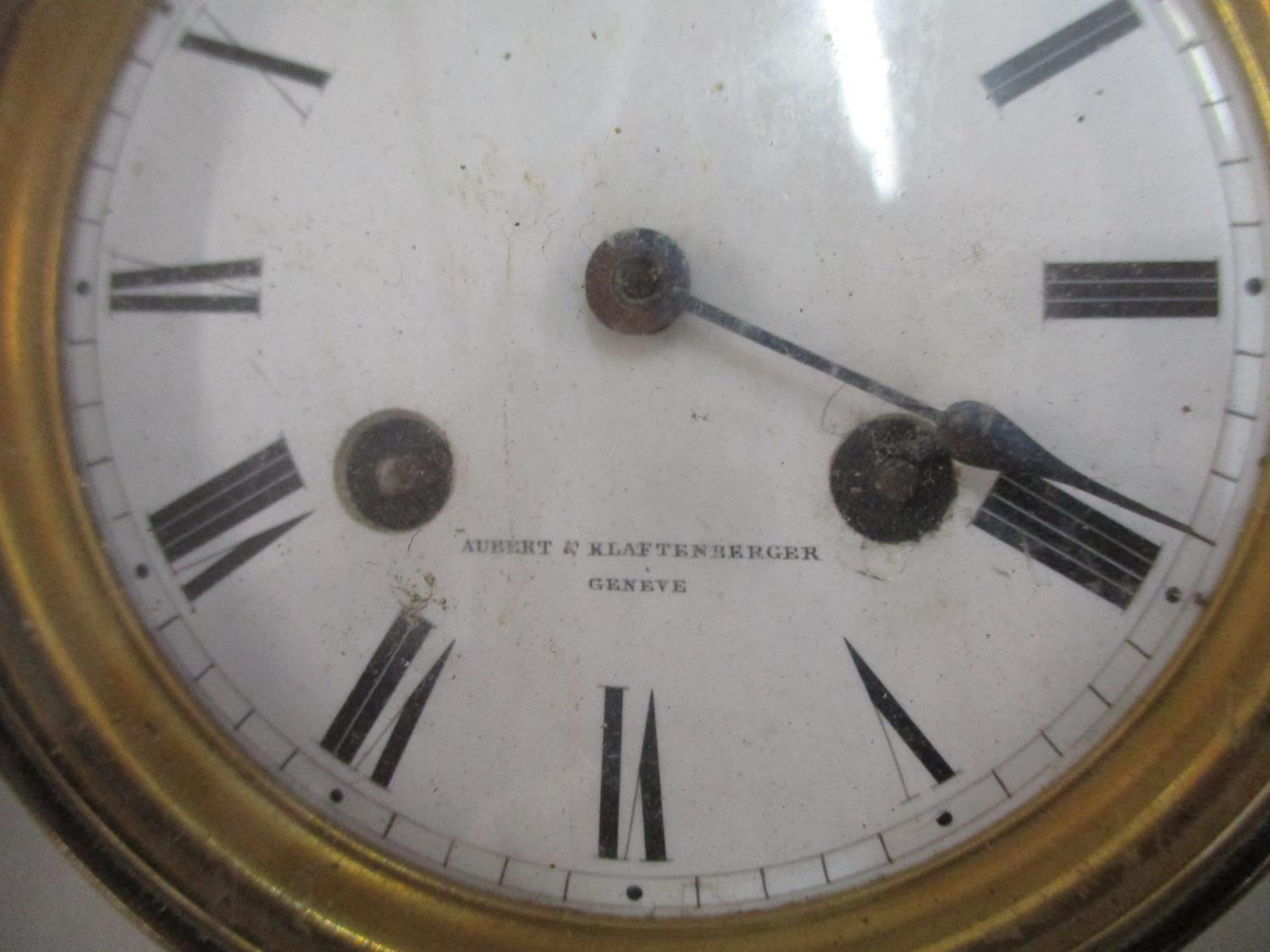 Five 19th/20th century clock movement to include a Henry Marc, Purvis and Bishop, L. Vanderheyden, - Image 6 of 6
