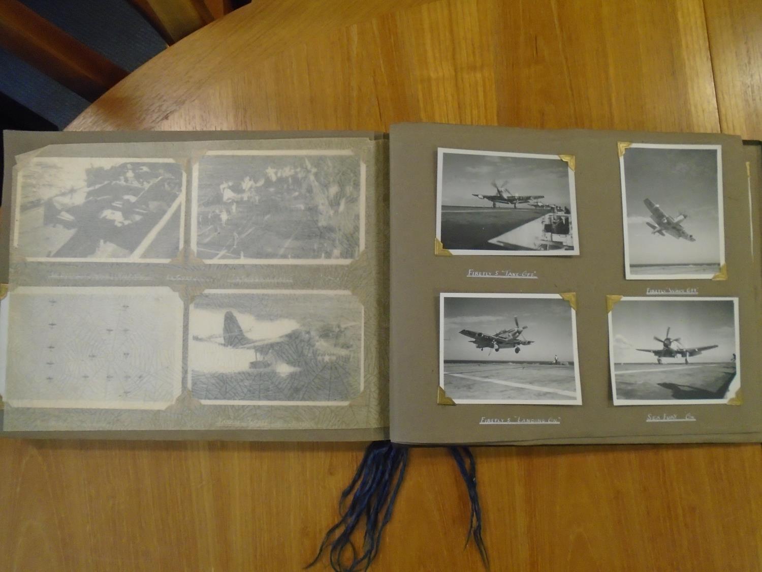 An interesting photograph album detailing a 'Spring Cruise' on board HMS Glory, an aircraft carrier, - Bild 14 aus 16