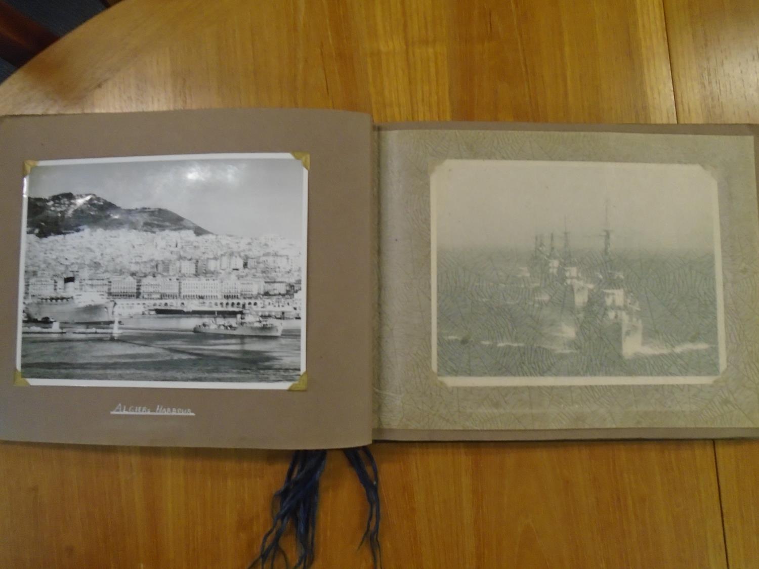 An interesting photograph album detailing a 'Spring Cruise' on board HMS Glory, an aircraft carrier, - Bild 4 aus 16