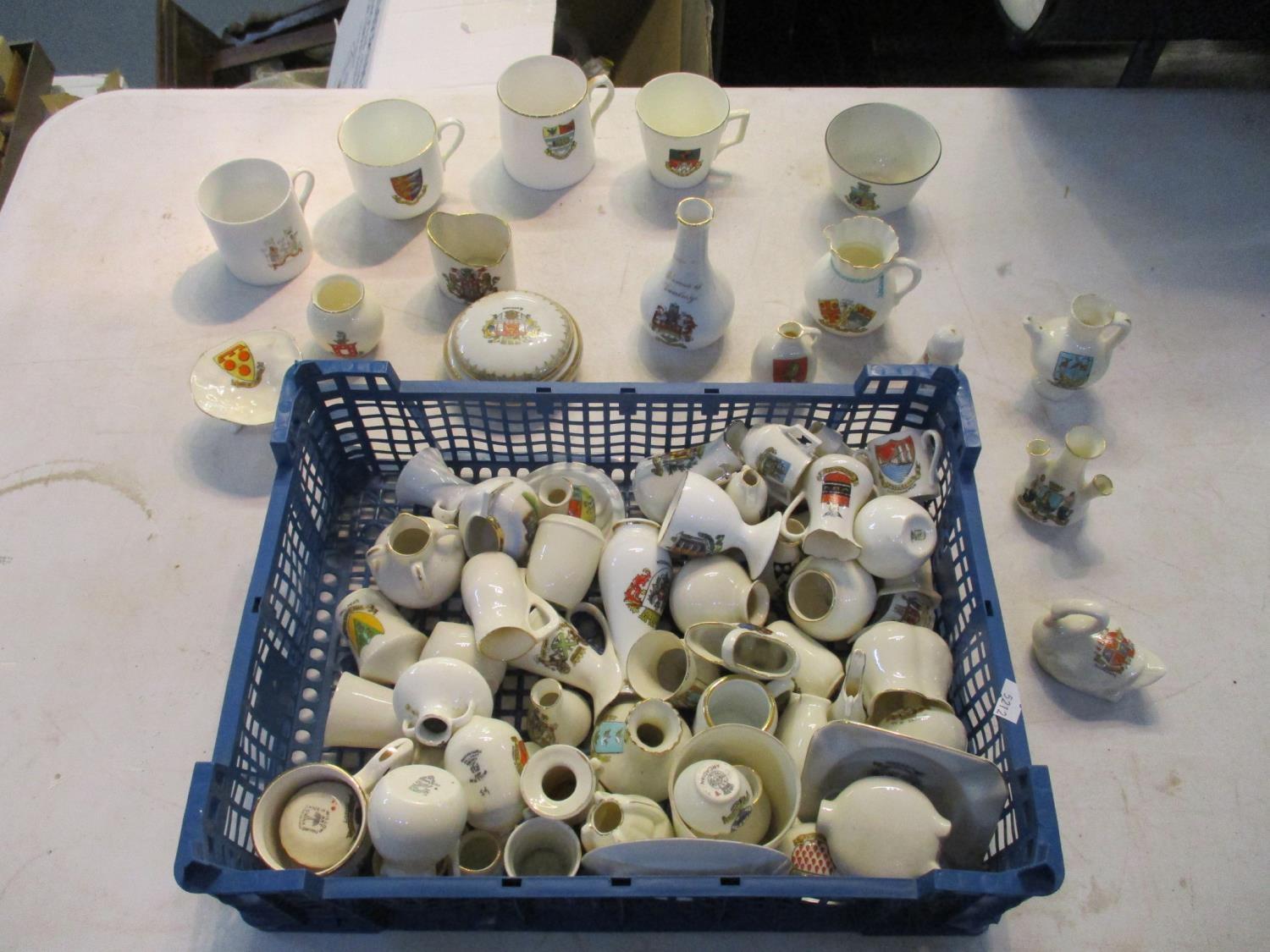 A collection of crested china Location: 11:1