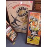 A 1948 movie advertising poster Irving Berlin's Easter Parade 102 x 67cm, framed in a late 20th