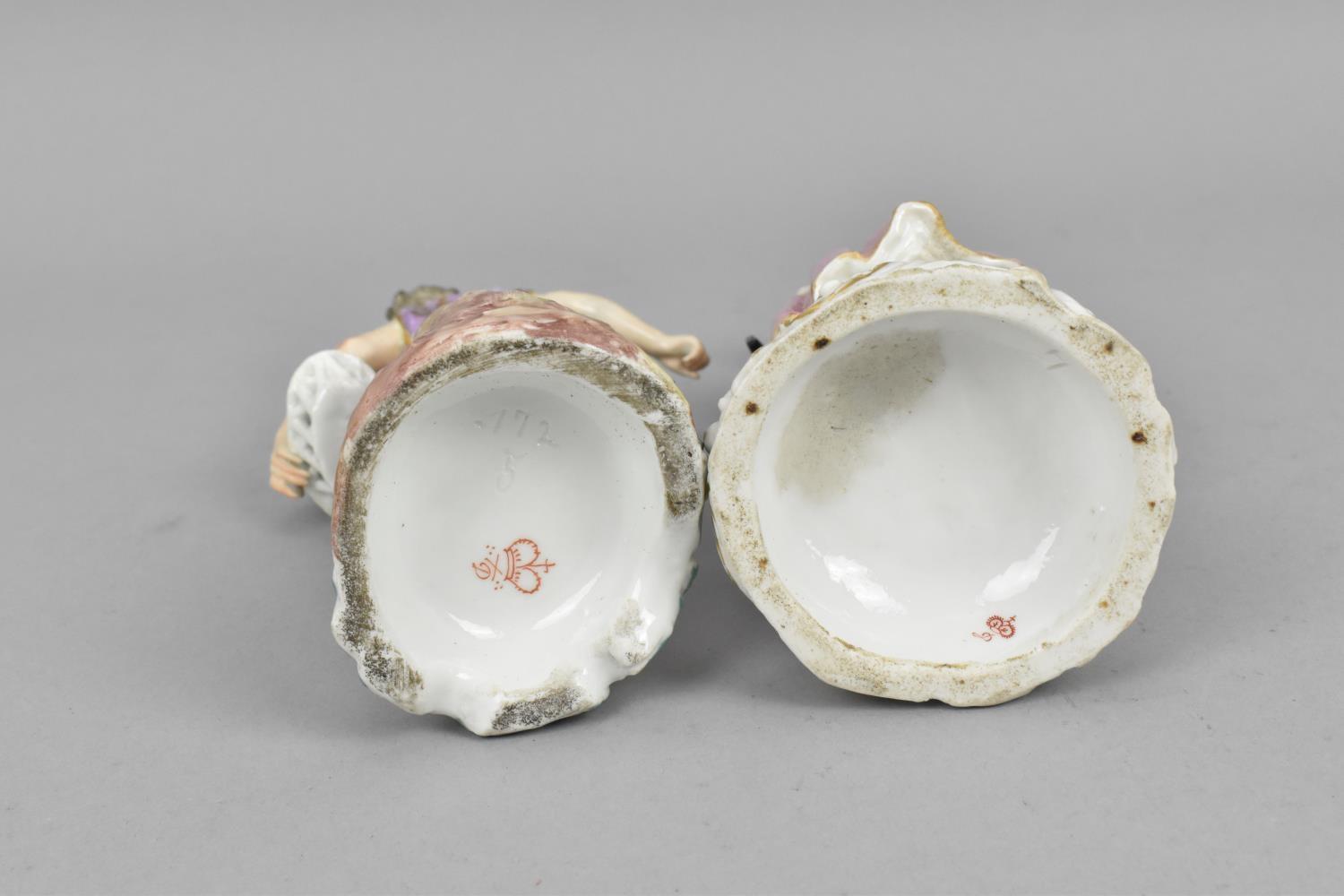 Two early 19th century Royal Crown Derby figures, one modelled as an allegorical figure with crown - Image 3 of 5