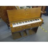 A vintage portable harmonium for the Salvation Army