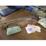 A 20th century violin A/F, bow and accessories Location: Row2Centre