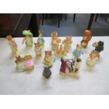 Thirteen Beswick Beatrix Potter figures together with a Royal Copenhagen Rabbit Location: 6:2