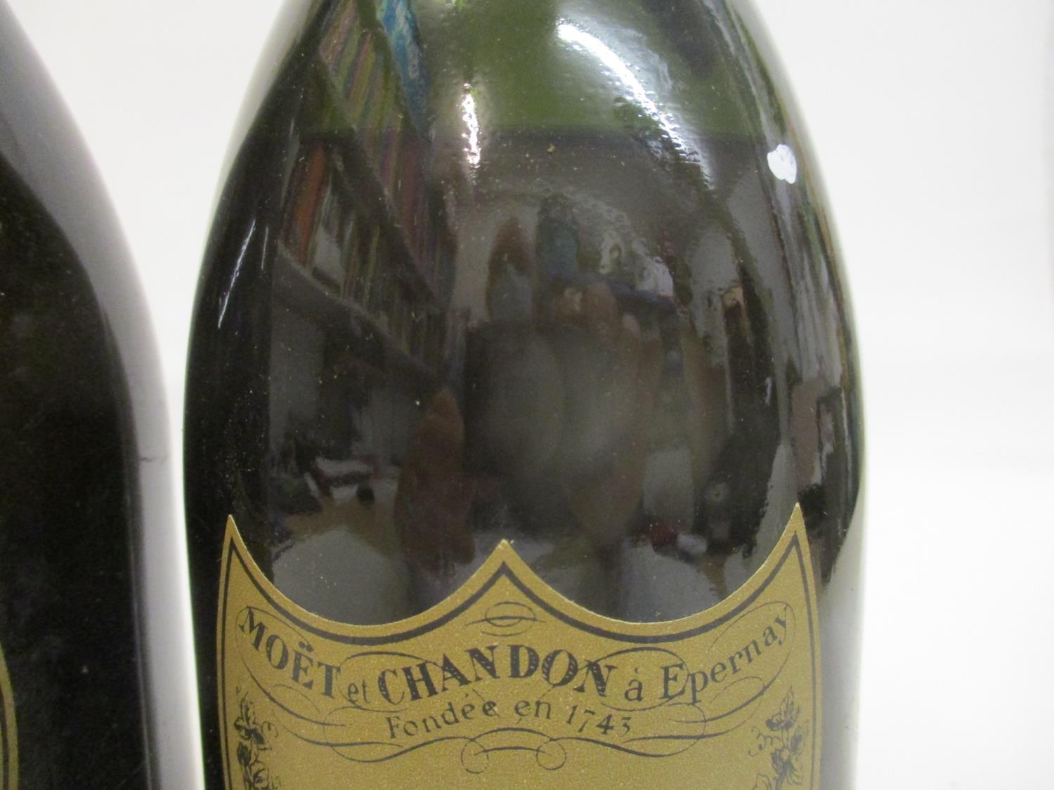 Three bottles of Moet & Chandon Dom Perignon vintage 1952 A/F Levels marked in white, one bottle - Image 3 of 3