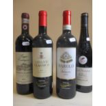 Four bottles to include Vendemmia Barolo 2012 and Chianti 2015