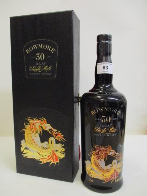 A single bottle of Bowmore Seadragon single malt Scotch Whisky, aged 30 years Location: CAB1 - Image 4 of 5