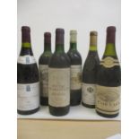 Six bottles of red wine to include 1985 Chateau le Chatelet Saint Emilion, Pomerol 1990 and 1986