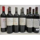 Eleven mixed reds to include five Chateau la Clairiere, two Penfolds bin 389 Shiraz, four Haut-Medoc