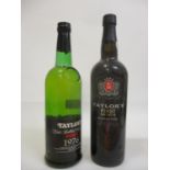 One bottle of Taylors Late Bottle Vintage 1976 and one bottle of Taylors First Estate Reserve Port