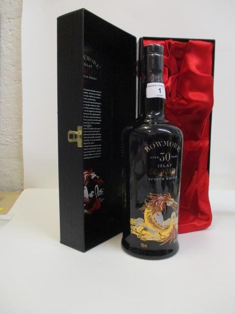 A single bottle of Bowmore Seadragon single malt Scotch Whisky, aged 30 years Location: CAB1 - Image 3 of 5