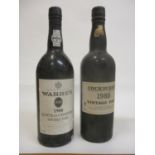 Two bottles of vintage Port, Cockburns 1985, Warre's 1988, 75cl