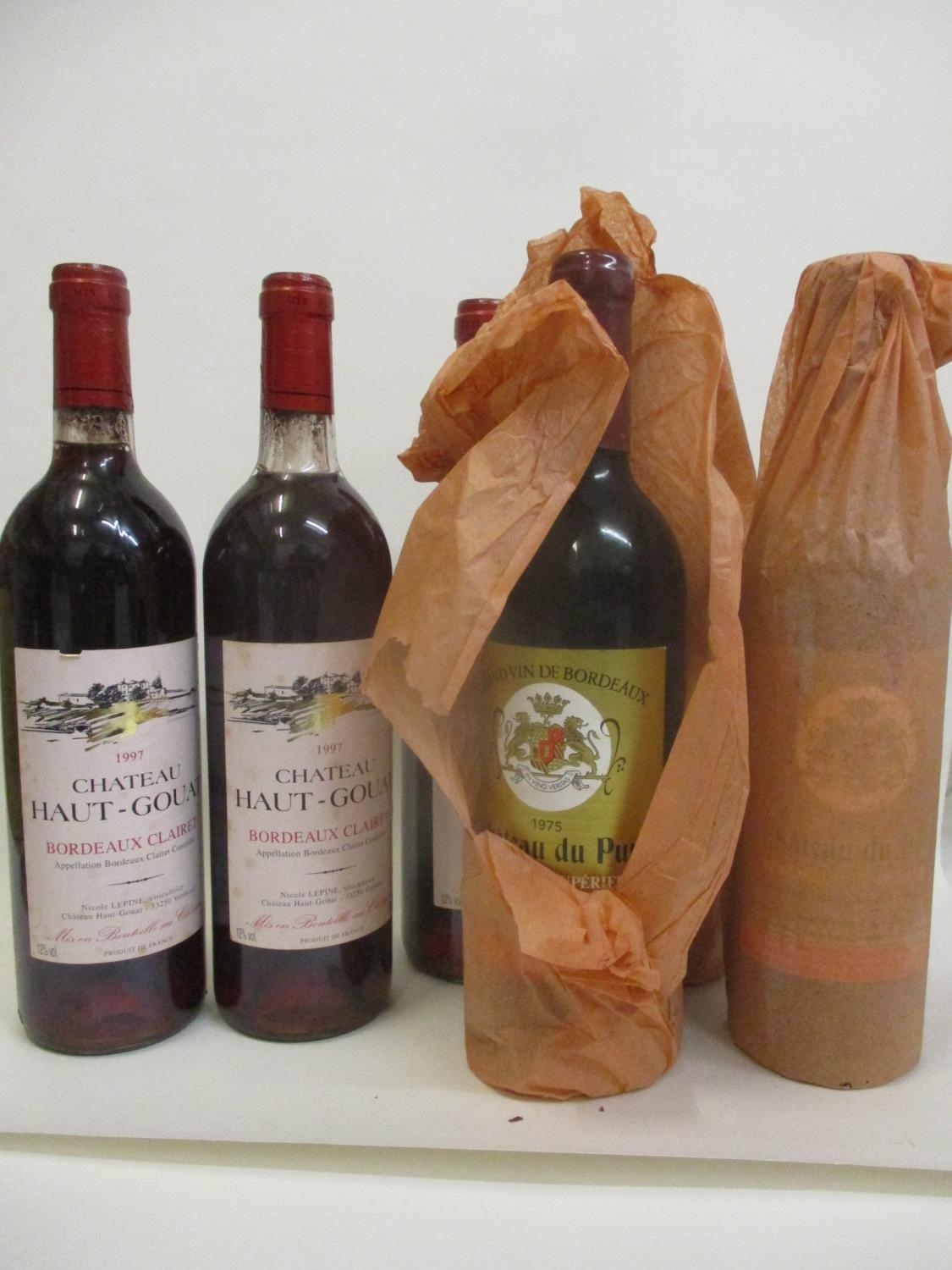 Three bottles of Chateau du Puy - Bordeaux Superieur A.C 1995 - R. Amoreau, three bottles of Chateau