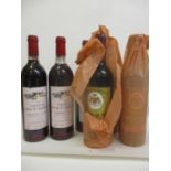 Three bottles of Chateau du Puy - Bordeaux Superieur A.C 1995 - R. Amoreau, three bottles of Chateau