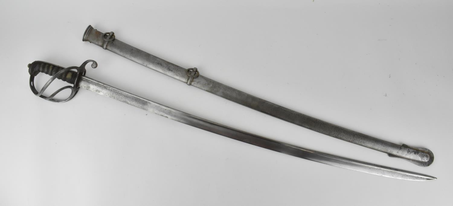 A 1821 pattern British light cavalry saber bearing the royal cypher for King William IV - Image 3 of 6