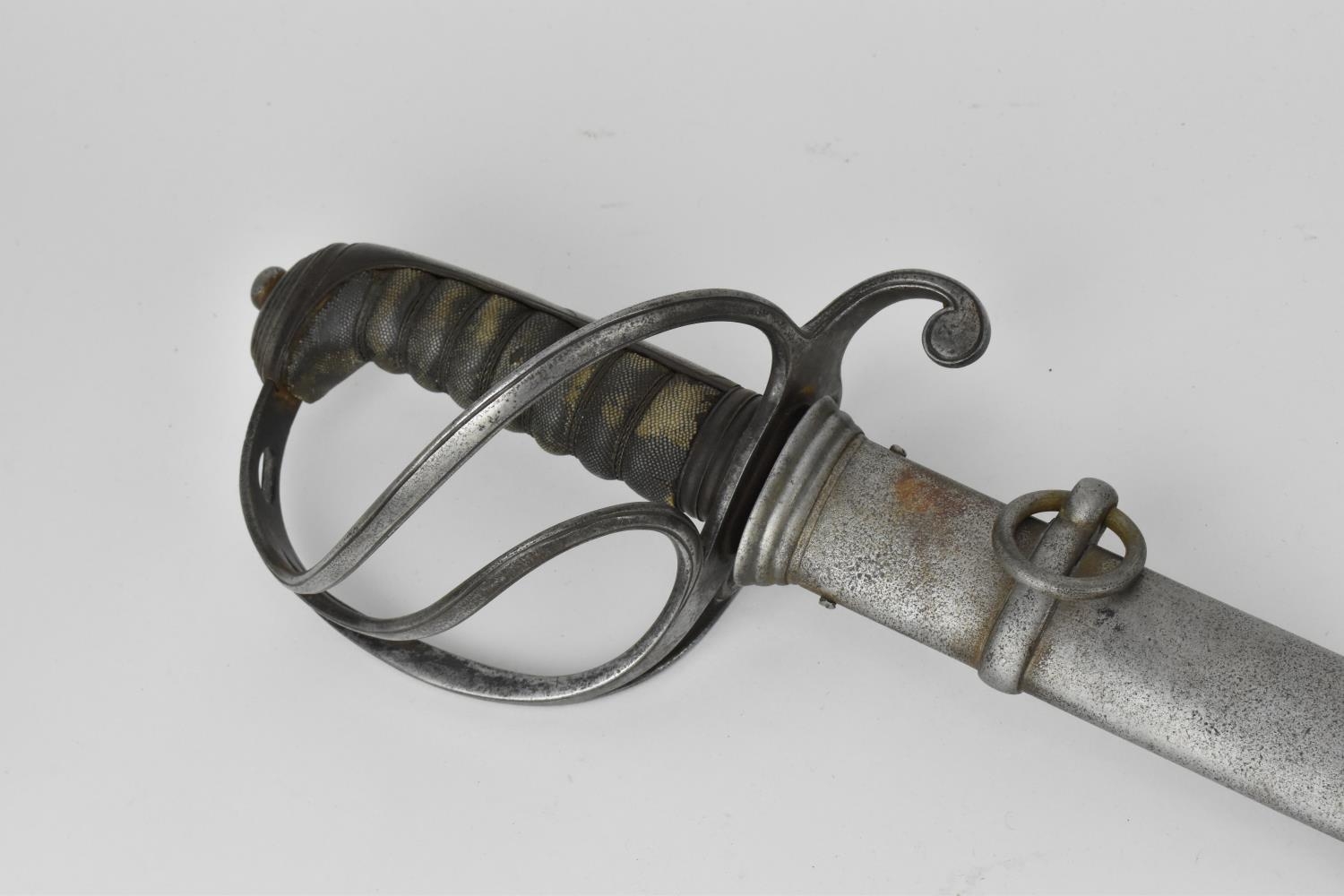 A 1821 pattern British light cavalry saber bearing the royal cypher for King William IV - Image 2 of 6