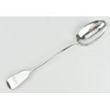 A George III silver basting spoon by William Eley & William Fearn, London, 1820, in the fiddle