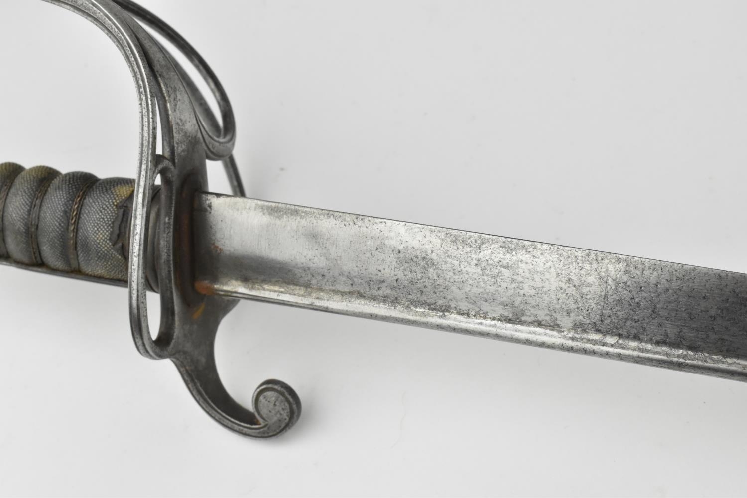 A 1821 pattern British light cavalry saber bearing the royal cypher for King William IV - Image 6 of 6