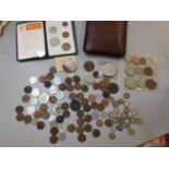 Coins to include some silver examples Location: Cab