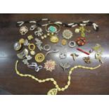 Vintage brooch and costume jewellery Location: RWB