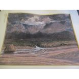Jerimiah Hoad - Irish landscape, a pastel, signed and dated 1986 to the lower right hand corner,