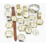 Gents wristwatches to include Timex, Saga and Stowa A/F