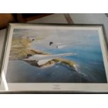 A Robert Taylor signed limited edition print 'Concord Formation' signed in pencil by Robert