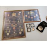 Coins to include a framed Royal History of Great Britain coins from William I to Elizabeth II and