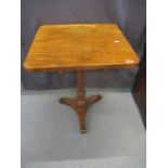 A 19th century mahogany square formed pedestal table A/F Location: LAM