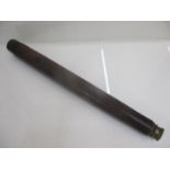 A late 19th century leather cased telescope