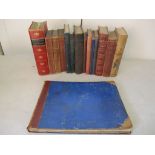 A group of late 19th century and early 20th century books to include Manners & Customs of Ye