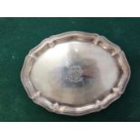 A continental silver tray marked 800, 230g Location: Porter