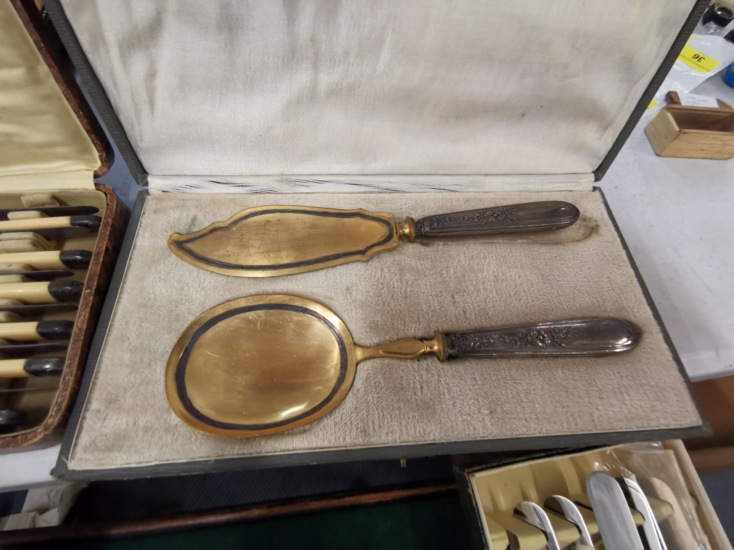 A quantity of French silver plated flatware and some English Location: 7:4 - Image 3 of 4