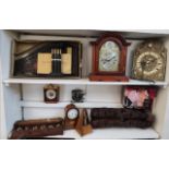 A mixed lot to include a Kodak Kodatoy, Zither, African carving and a collection of clocks to