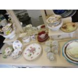 Early to mid 20th century ceramics, porcelain and bone china to include Minton and Davenport