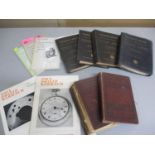 A quantity of clock and watch catalogues and reference books to include Official Catalogues of